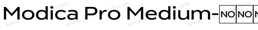 Modica Pro Medium字体转换